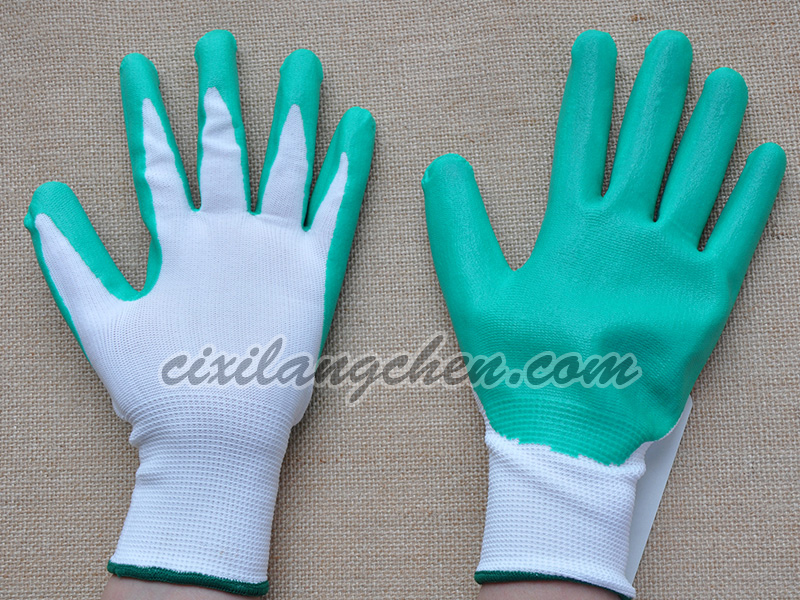 Nylon liner Nitrile coated glove 13N-DIP-001