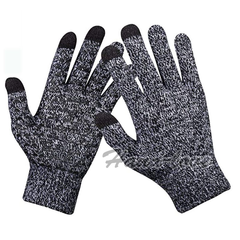 Knitted gloves Hand-love-008